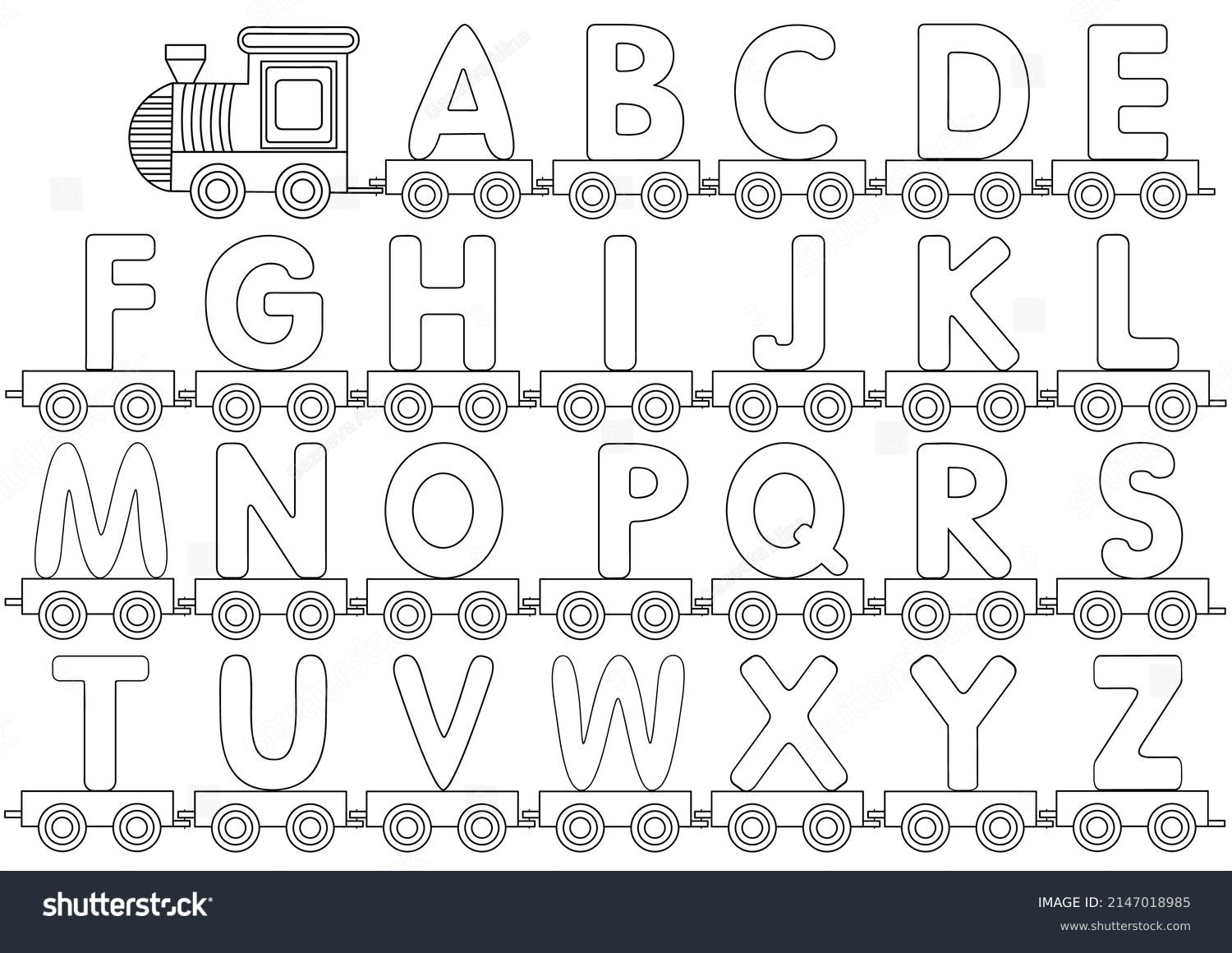 Letter A Coloring Pages 15