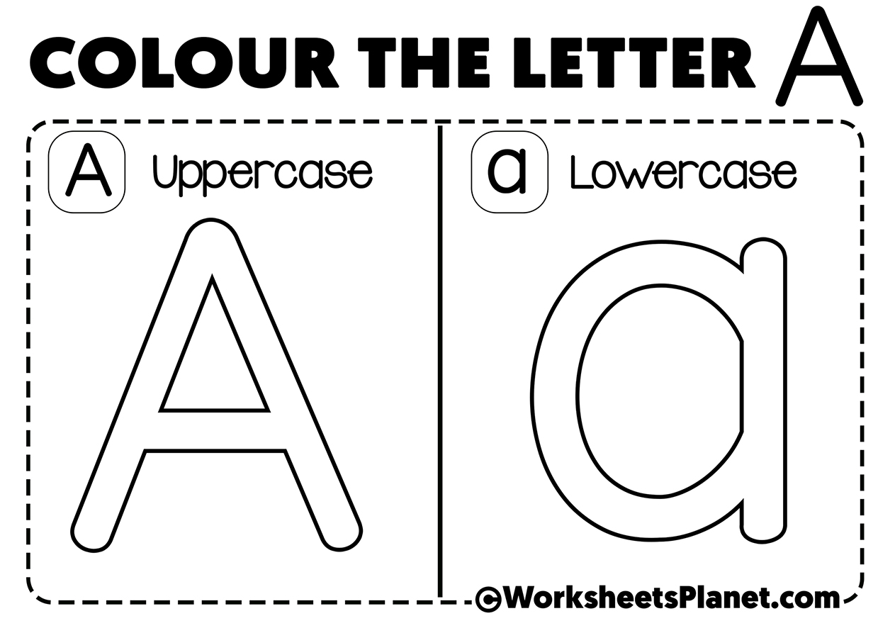 Letter A Coloring Pages 20