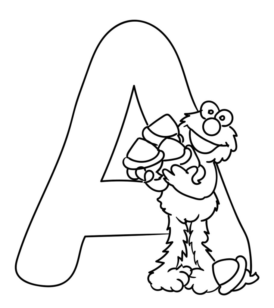 Letter A Coloring Pages 21