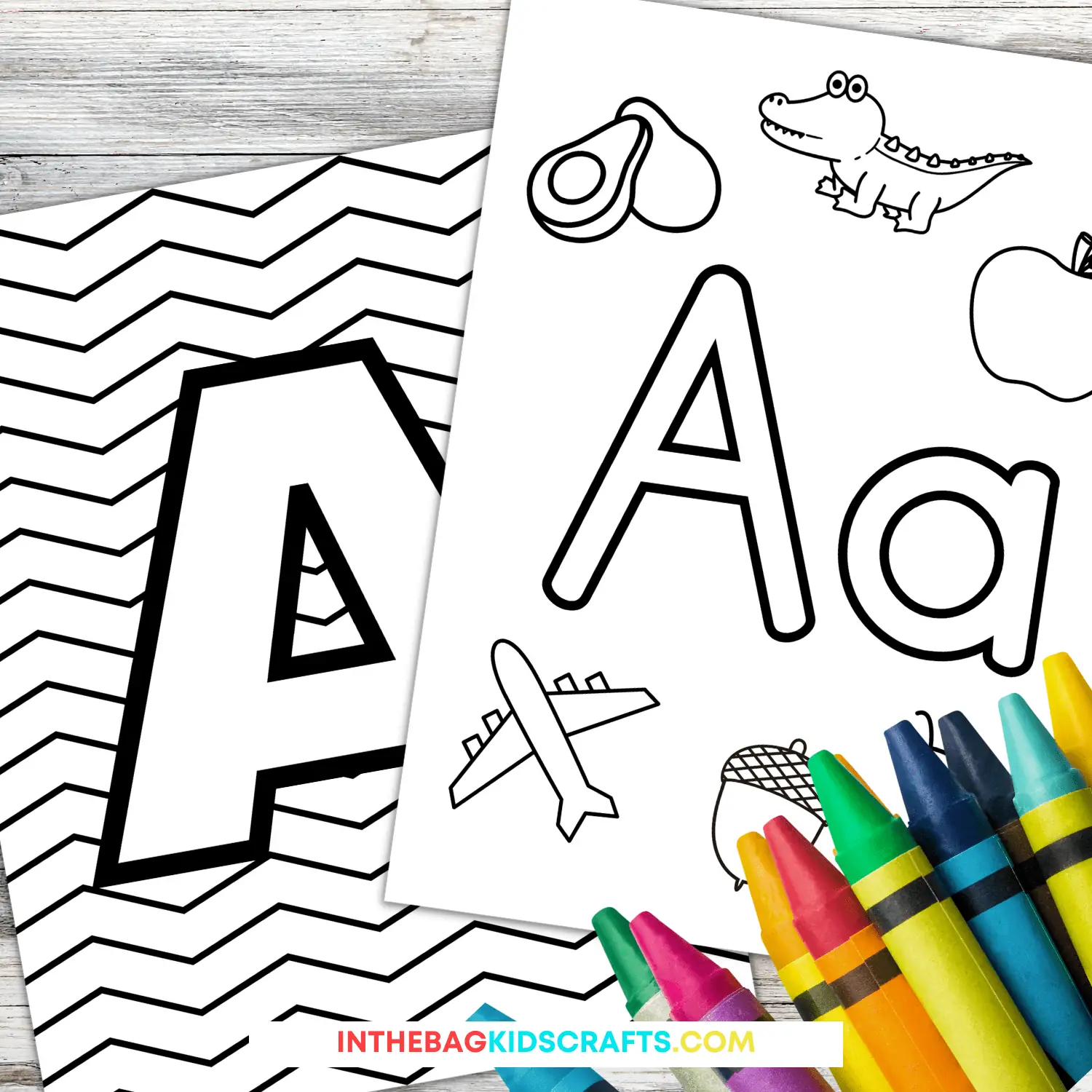 Letter A Coloring Pages 9